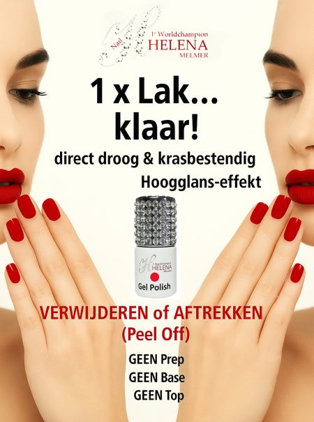 Helena Melmer - 1 Stap Gelpolish Starter Kit + 1 Kleur