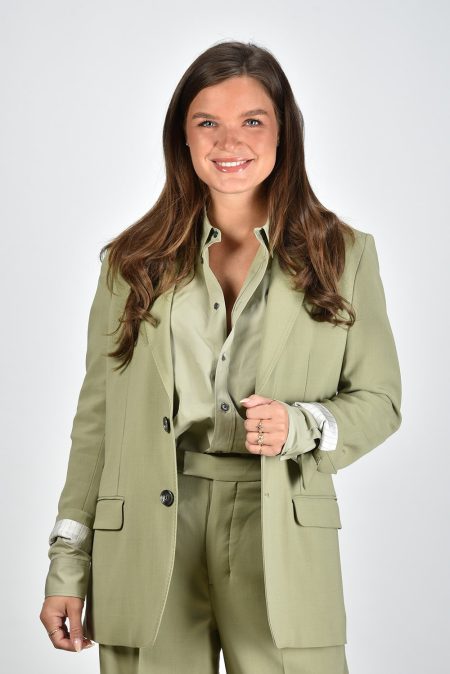 Ami Paris blazer FBV007.VI0007 groen