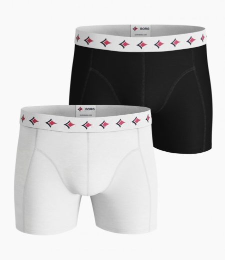 Bjorn Borg Heren Boxershort 2p Solid Maat S Male