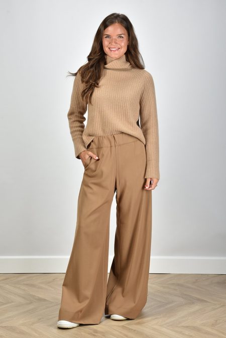 Sea Me Happy broek Super Woody Casual wide leg bruin