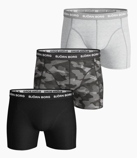 Bjorn Borg Heren Boxershort 3p Shadeline Sammy Maat M Male