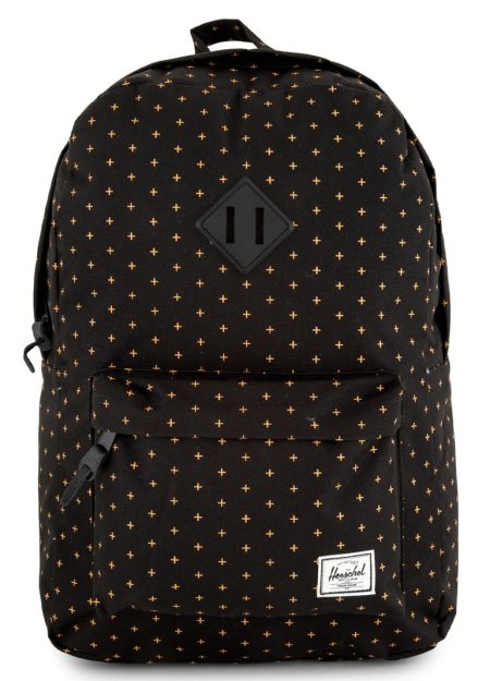 Herschel Supply Co. Heritage Backpack Black Grid Maat 21.5l