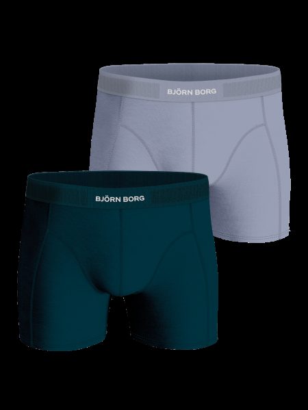 Bjorn Borg Björn Borg Heren Lyocell Boxershorts 2-pack – Paars/blauw Maat Xl Male