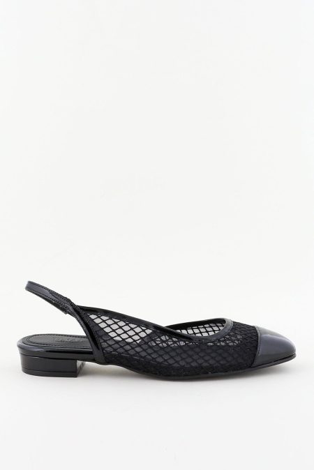 Toral mesh ballerina&apos;s Luisa Summer zwart