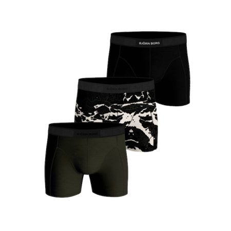 Bjorn Borg Björn Borg Heren Boxershort 3-pack – Comfortabel Ondergoed Met Logo Tailleband Maat M Male