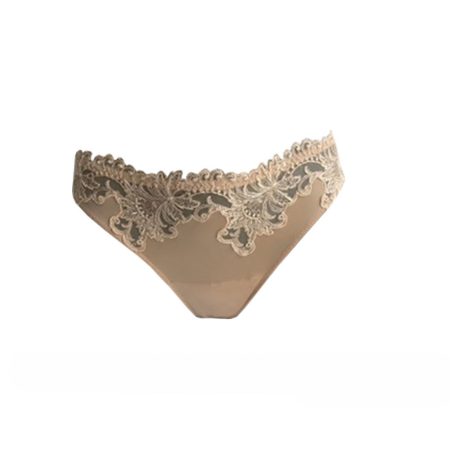 AMBRA Lingerie Slips Titanium String Huid 1430