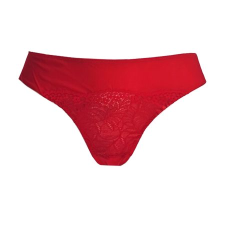 Parah lingerie dames zijden Brazilian rood H 4020