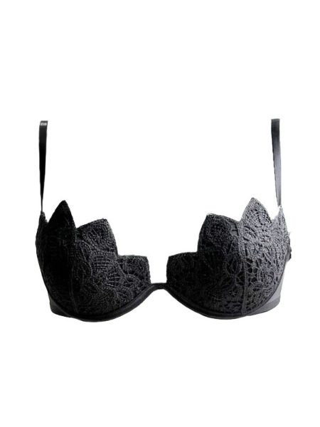 Parah Lingerie BH's Macramé Push-up BH grijs