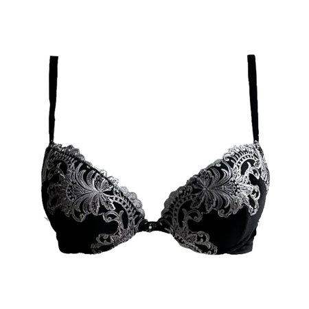 AMBRA Lingerie BH&apos;s Platinum Royale Oil-push BH zwart/zilver 0636