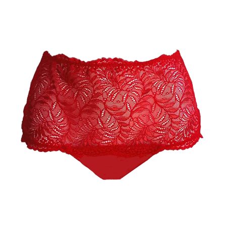 Parah lingerie dames zijden boxershorts rood H·4021