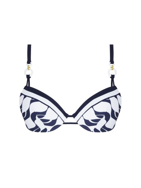Lise Charmel Bikini Top Coque - Danse de Vagues Blauw/Wit