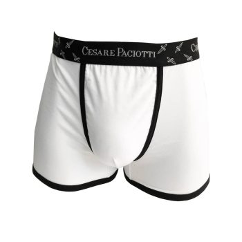 Cesare Paciotti heren ondergoed Boxer Paul wit/blauw