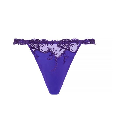 Lise Charmel Lingerie Splendeur Soie String Sexy Oceaan Blauw ACC0580