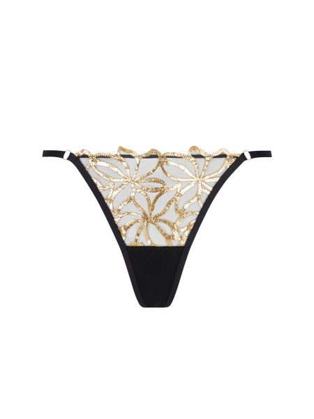 Lise Charmel Lingerie Eclats d&apos; Or Mini String/ Tanga zwart/goud ACJ0929