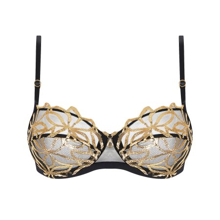 Lise Charmel Lingerie Eclats d&apos; Or Balconnet BH zwart/goud ACJ3029