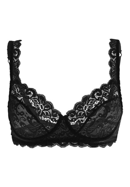 HANRO Lingerie BH&apos;s Moments Beugel BH zwart 071467