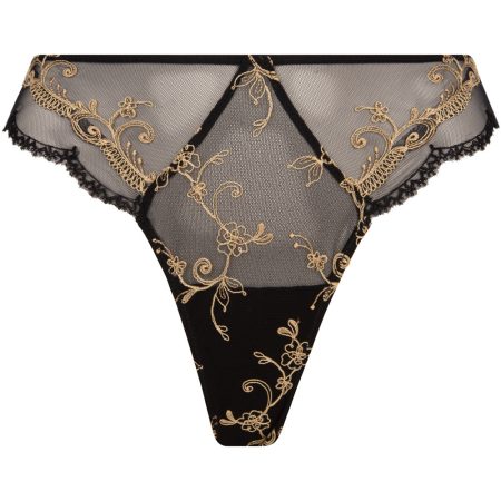 Lise Charmel Lingerie Slips Deesse en Glam Slip Sėduction zwart/goud ACH0715