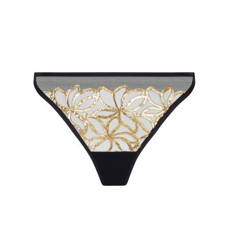 Lise Charmel Lingerie Eclats d&apos; Or Slip Seduction zwart/goud ACJ0729