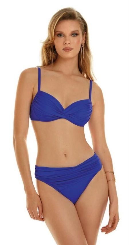 Bad & Beach Roidal BIKINI Top ALEXIA/ Slip ROMINA Blauw Reflex