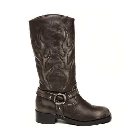 Steve Madden Bloom Boot Grey Leather Maat 40 Female