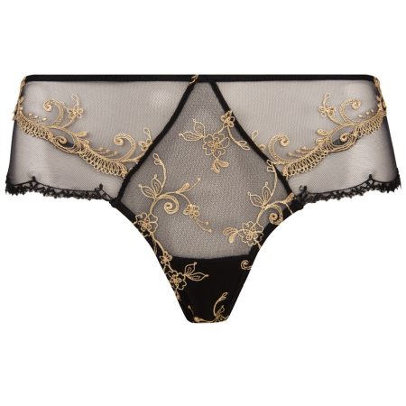 Lise Charmel Lingerie slips Deesse en Glam Shorty Enrichi zwart/goud ACH0415