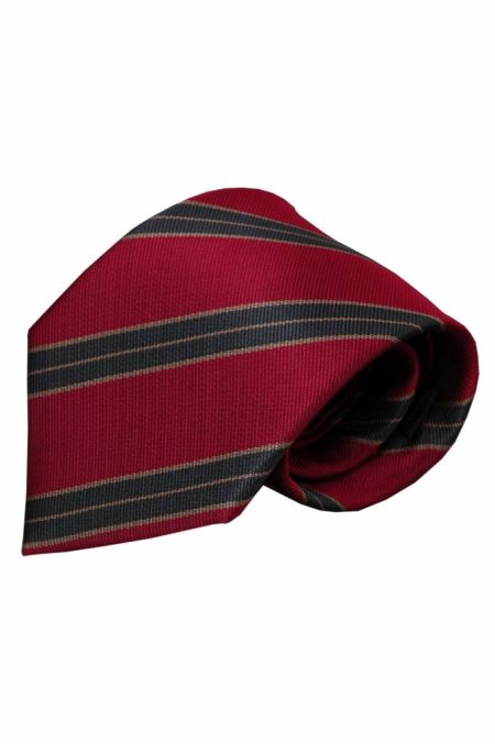 Alberto Vincelli Rode zijden stropdas Dura 01