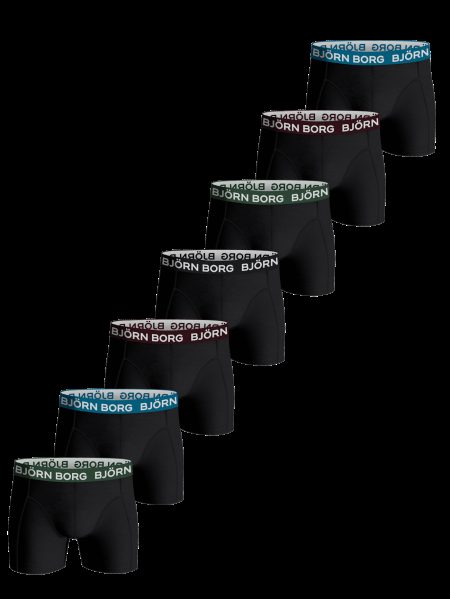 Bjorn Borg 7 Pack Cotton Stretch Boxer Maat S Male