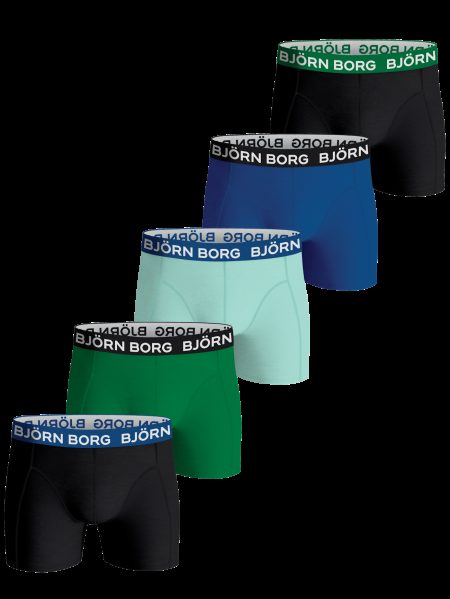 Bjorn Borg 5 Pack Cotton Stretch Boxer Maat L Male