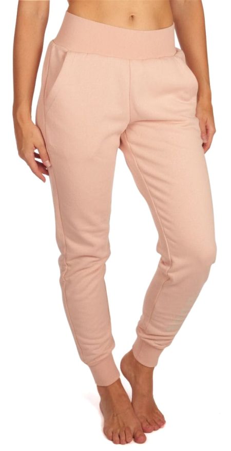 Bjorn Borg Björn Borg Dames Logo High Waist Broek – Roze Maat Xs Female