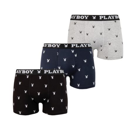 Playboy Boxershort 3 Pack Playboy Miller Maat S Male