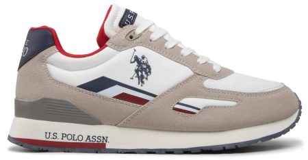 U.s. Polo Assn. U.s. Polo Assn. Tabry Heren Sneaker White/beige Maat 45 Male