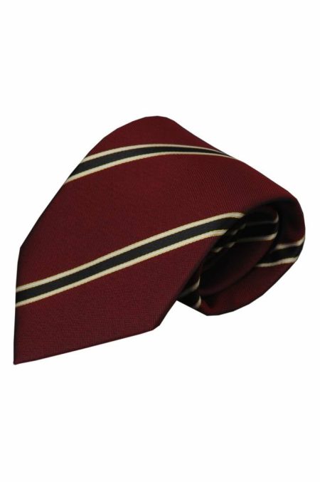 Alberto Vincelli Rode zijden stropdas Serra 01