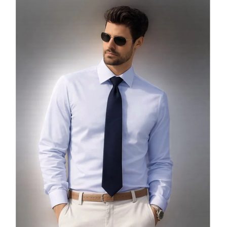 Monti blauw overhemd San Remo