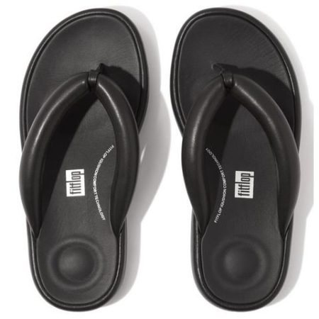 Fitflop Teenslippers IQUSHION D-LUXE PADDED LEATHER FLIP-FLOPS zomerschoen