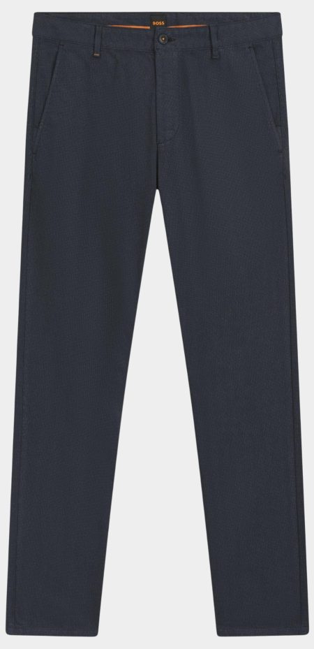 BOSS Orange Chino Blauw Chino_slim 10250837 02 50542977/404