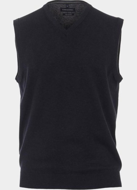 Casamoda Spencer Blauw Pullunder NOS 004460/135