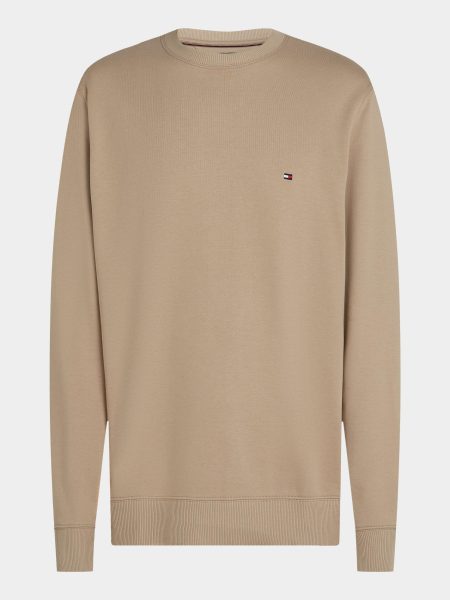 Tommy Hilfiger Pullover Beige Essential Terry Crewneck MW0MW37237/RBT