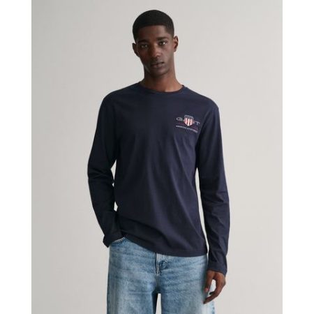 Gant Shirt met lange mouwen REG MEDIUM ARCHIVE SHIELD LS T