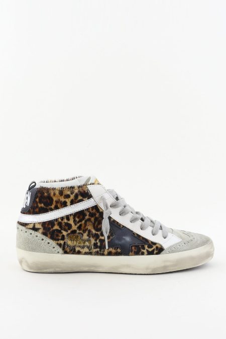 Golden Goose sneakers Midstar GWF00122.F003766.81933 beige brown leo/ice/black/silver