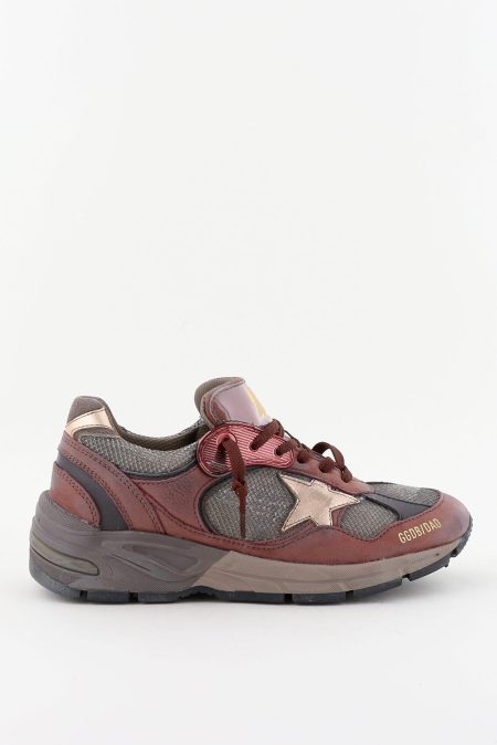 Golden Goose sneakers Running Dad GWF00199.F006526.82816 brown/gray/rame