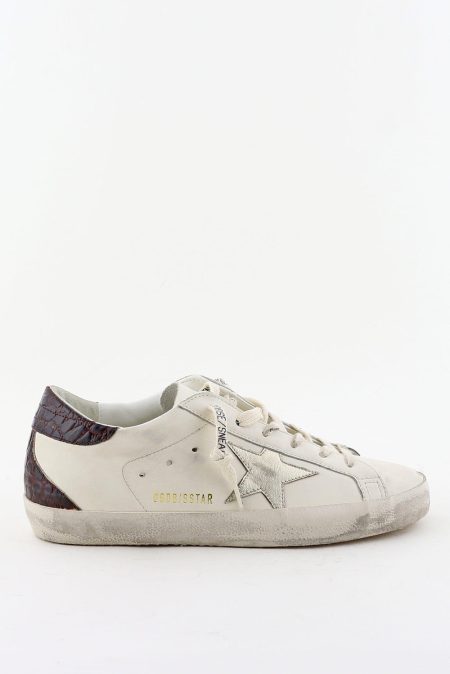 Golden Goose sneakers Superstar GWF00102.F007505.82996 white/platinum/burgundy