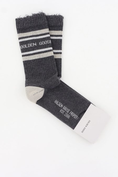 Golden Goose sokken GUP00883.P002205.60621 melange/dark grey/boulder/arctic wolf