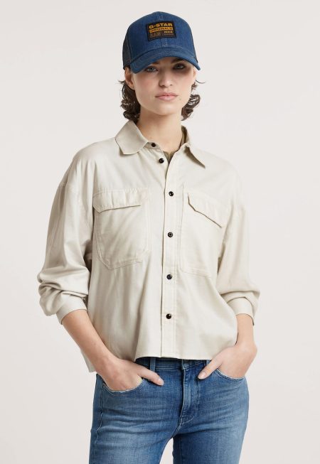 G-Star RAW Cropped Pocket Blouse