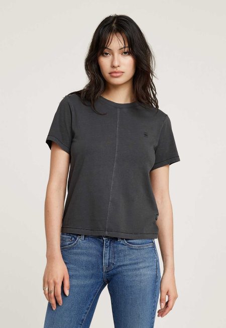 G-Star Overdyed Front Seam Top