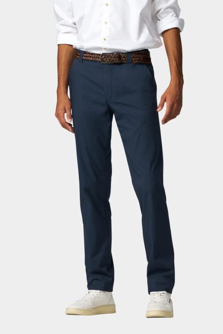 Meyer Katoenen Broek Blauw BONN Art.1-8120 1021812000/18