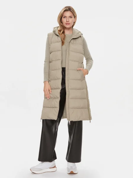 Guess Breana Bodywarmer Dames Beige - Maat XL - Kleur: Beige | Soccerfanshop