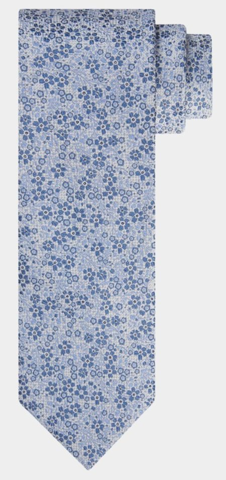 Profuomo Stropdas Blauw PPVA10059B/M