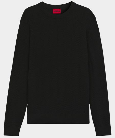 HUGO Red Pullover Zwart Simo 10272366 01 50543789/001