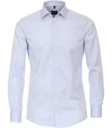 Venti Business hemd lange mouw Blauw Kent Modern Fit NOS 001880/102