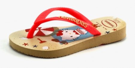 Havaianas Kids Slim Hello Kitty Beige / Khaki HAV26